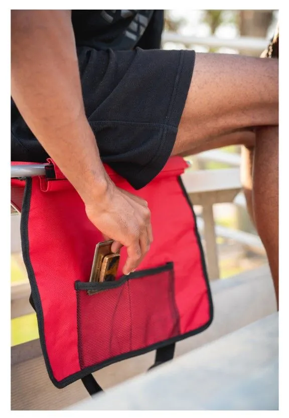 STADIUM SEAT WITH ARMS - RED